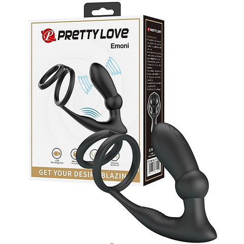 Rechargeable Emoni Vibrating Cock Ring by Baile - Vibrating Cock Rings