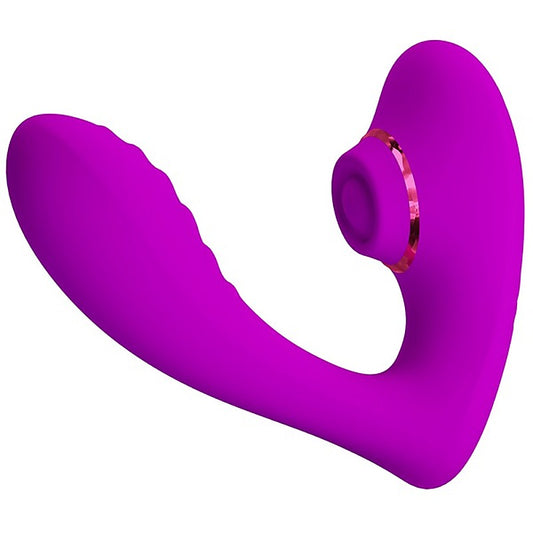 Pretty Love Nauty Rechargeable Clitoral Stimulator Purple - Clit Ticklers and Pulsators