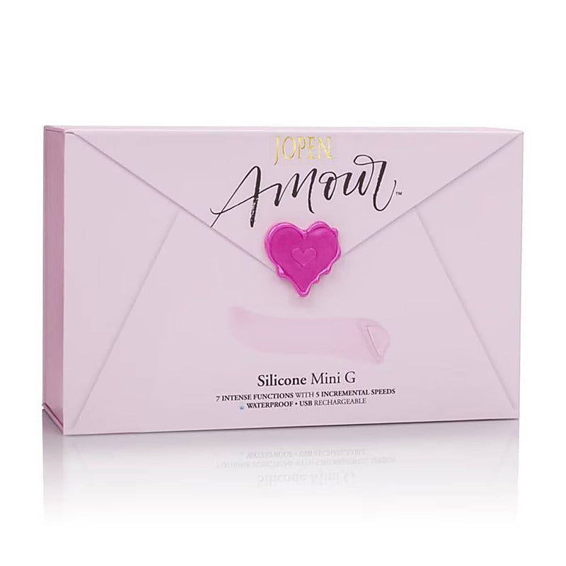 Jopen Amour Silicone Multi Functions Mini G Spot Vibrator - G-Spot Vibrators