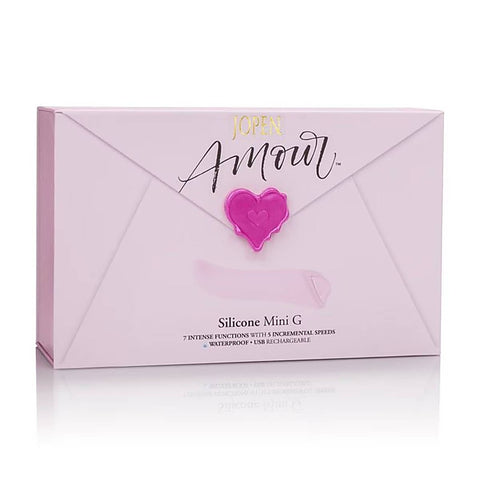 Jopen Amour Silicone Multi Functions Mini G Spot Vibrator - G-Spot Vibrators