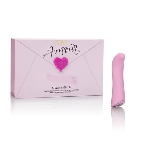 Jopen Amour Silicone Multi Functions Mini G Spot Vibrator - G-Spot Vibrators