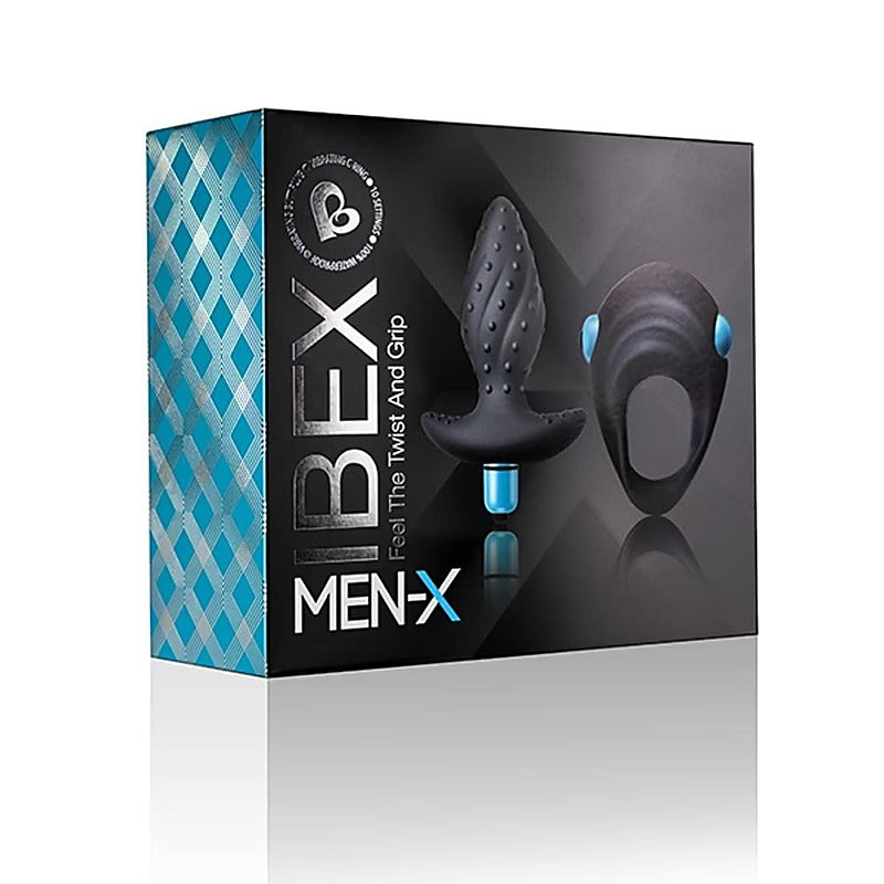 Ibex Butt Plug and Cock Ring Set by Rocks Off - Sex Kits