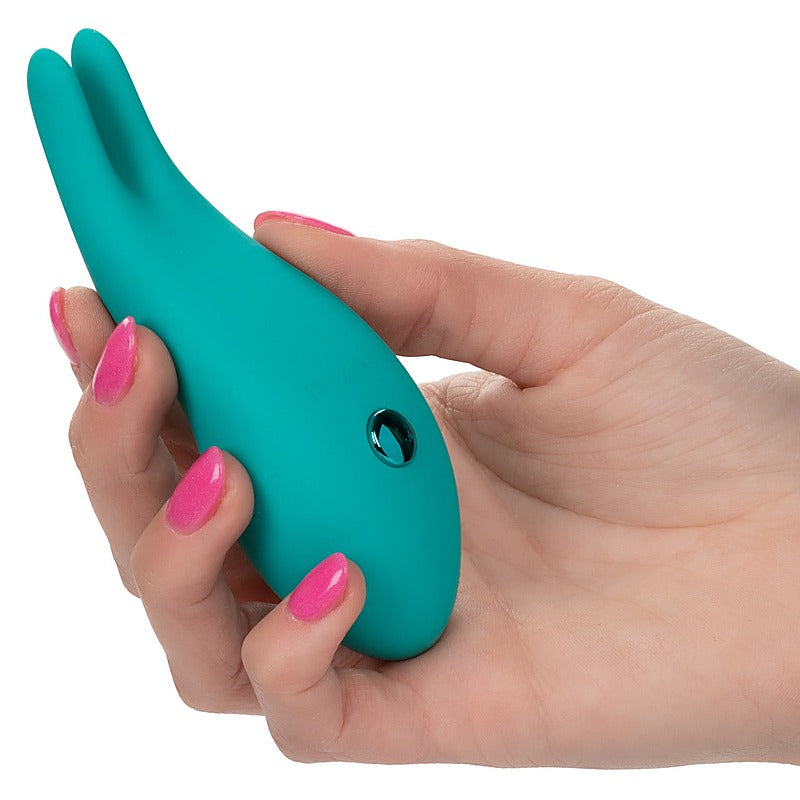 California Exotics Pixies Bunny Dual Teasers Vibrator - Clit Ticklers and Pulsators