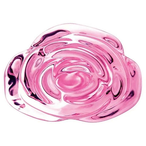 Pink Roses Glass Anal Plug Training Set By B-Vibe - Butt Plugs
