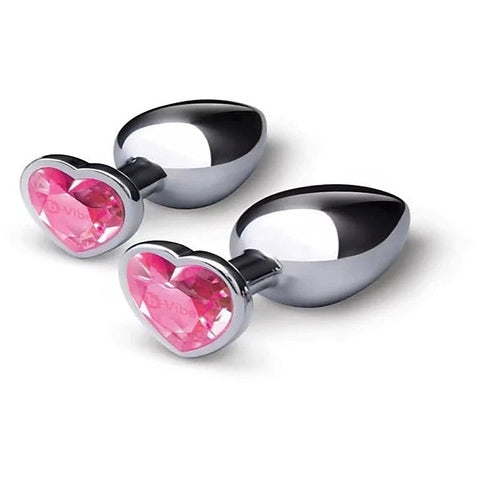 Jewel Metal Butt Plug Training Set By B-Vibe - Butt Plugs