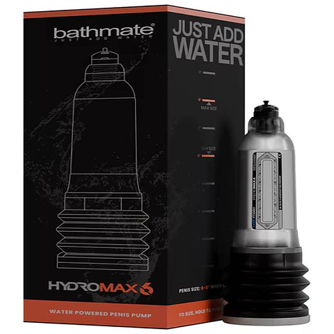 Bathmate Hydromax6 Mens Penis Pump Clear