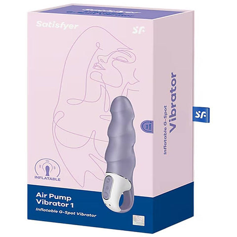 Air Pump Inflatable G Spot Vibrator 1 By Satisfyer - G-Spot Vibrators