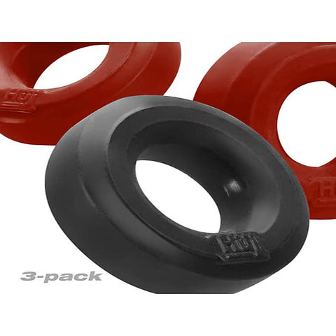 HUJ3 Stretchy Cock Ring 3 Pack by Hunkyjunk - Stretchy Cock Rings