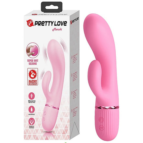 Pretty Love Marski Silicone Dual Motor Rabbit Vibrator - Rabbit Vibrators