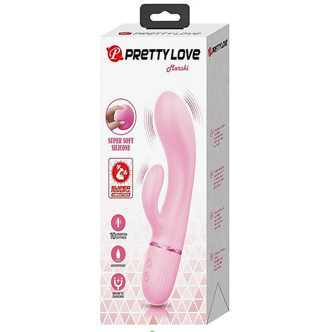 Pretty Love Marski Silicone Dual Motor Rabbit Vibrator - Rabbit Vibrators
