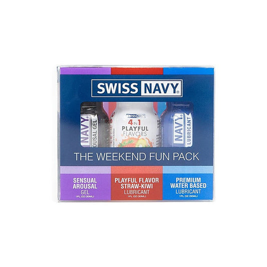 Swiss Navy Weekend Fun Pack Anal Silicone Lubricant