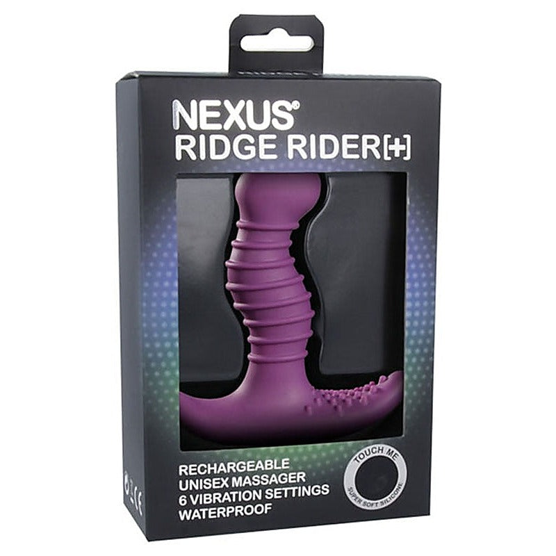 Nexus RIDGE RIDER Plus Unisex Vibrator Purple - Personal Massagers