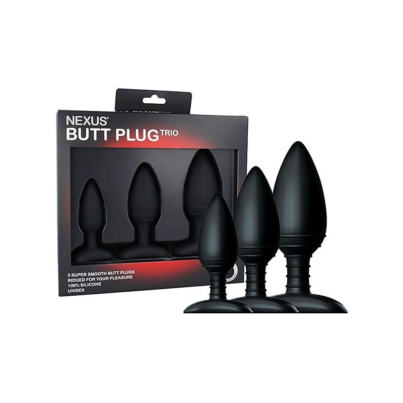 Premium Butt Plug Trio By Nexus Sex Toys - Personal Massagers