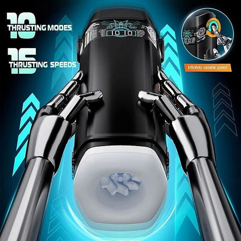 The Titan Thrusting & Vibrating Masturbator By Topco - Masturbators and Strokers