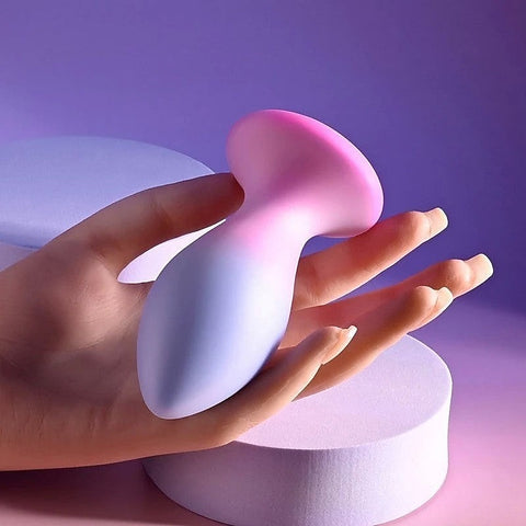 Evolved PARADISE Rechargeable Butt Plug Pink/Purple - Butt Plugs