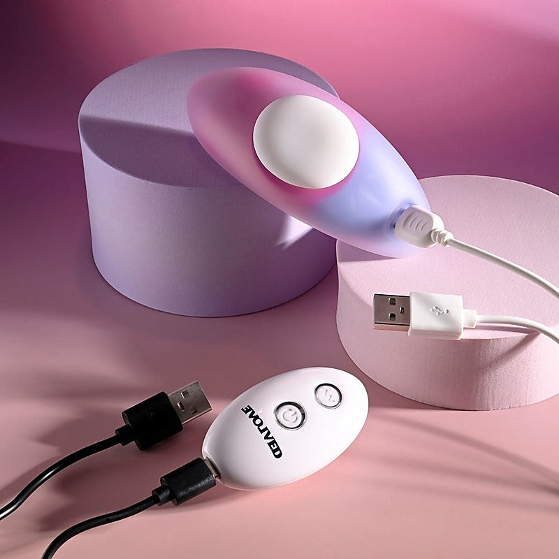Evolved PARADISE Remote Control Panty Vibrator Pink/Purple - Remote Control Vibrators