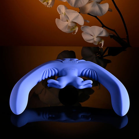 Evolved LOVEBIRDS Double Ended Rabbit Vibrator Purple - Rabbit Vibrators
