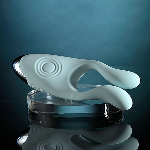 Evolved COUPLES THERAPY Rechargeable Couples Vibrator Teal - Sex Toys For Couples