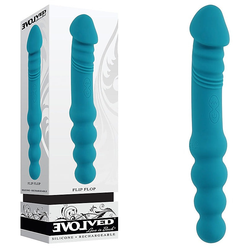 Flip Flop Dual Ended Vibrating Dildo By Evolved - Vibrating Dildos