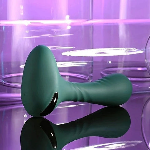 Gender X GOES ANYWHERE Rechargeable Anal Vibrator Green - Anal Vibrators