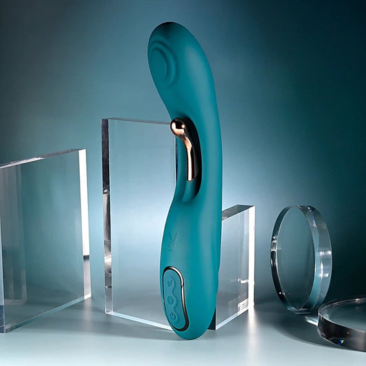 Playboy Pleasure AURELIE Rechargeable G Spot Vibrator Green - G-Spot Vibrators