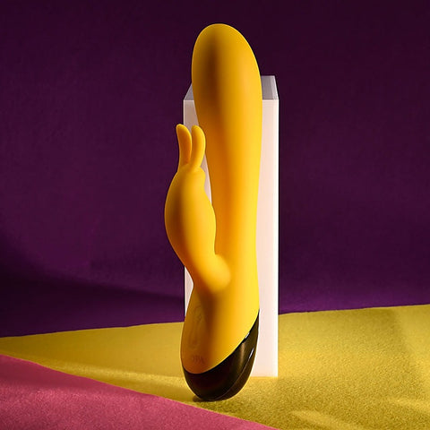 Selopa BUZZZ BUNNY Rechargeable Rabbit Vibrator Yellow - Rabbit Vibrators