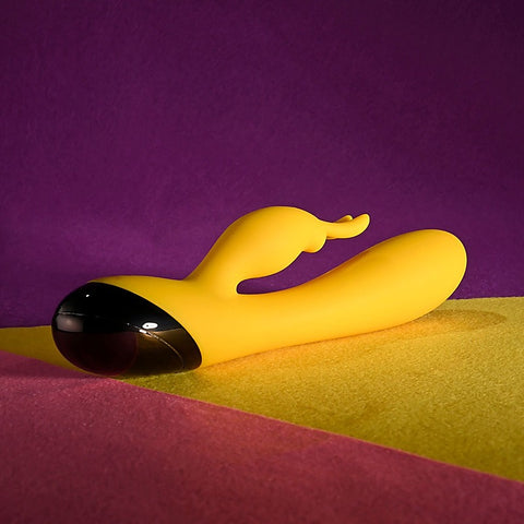 Selopa BUZZZ BUNNY Rechargeable Rabbit Vibrator Yellow - Rabbit Vibrators
