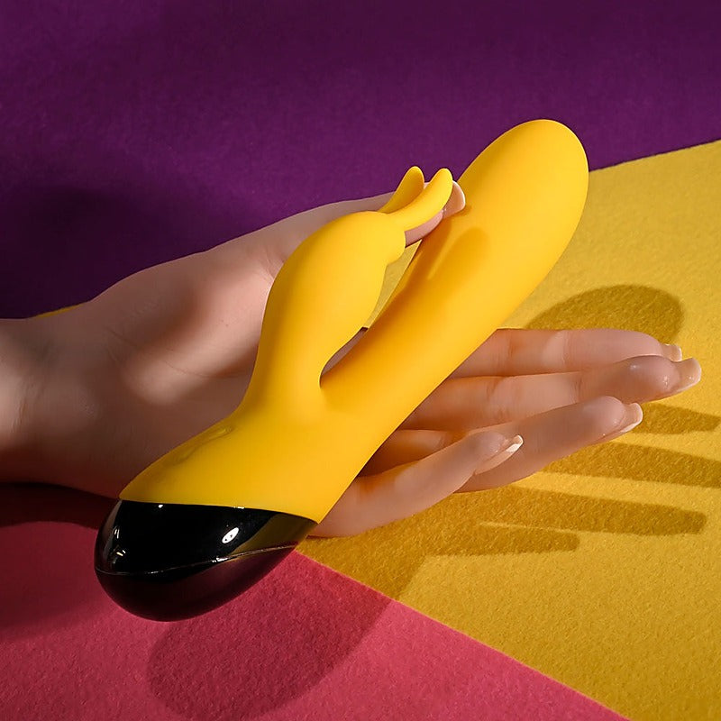 Selopa BUZZZ BUNNY Rechargeable Rabbit Vibrator Yellow - Rabbit Vibrators