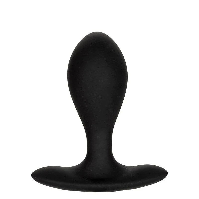 California Exotics Weighted Inflatable Butt Plug Black - Butt Plugs