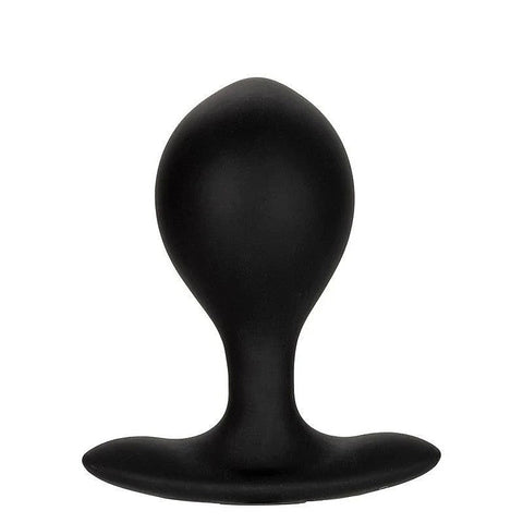 California Exotics Weighted Inflatable Butt Plug Black - Butt Plugs
