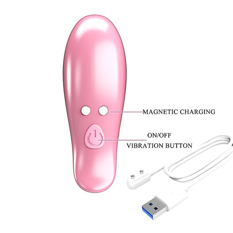 Pretty Love Leaf Vibrating Nipple Clamps By Baile - Nipple and Clit Clamps
