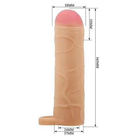 Pretty Love Bunion 6.5 Inch Cock Extender Sleeve By Baile - Penis Sleeves and Extenders