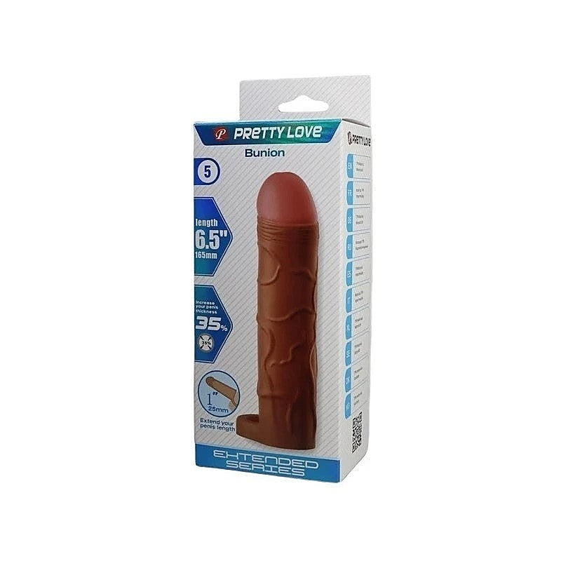 Pretty Love Bunion 6.5 Inch Cock Extender Sleeve By Baile - Penis Sleeves and Extenders
