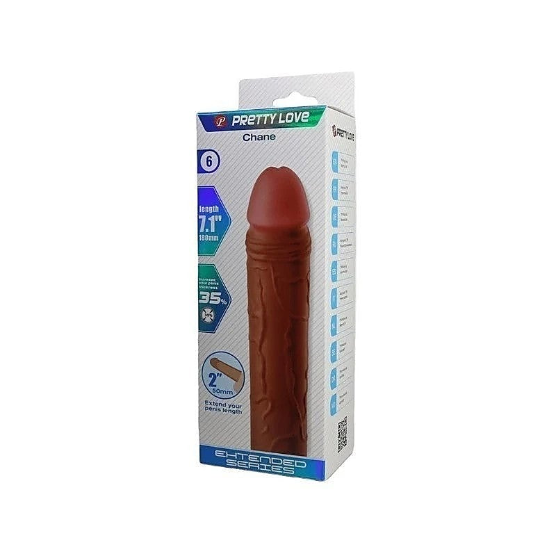 Pretty Love Chane 7.1 Inch Penis Extender Sleeve By Baile - Penis Sleeves and Extenders