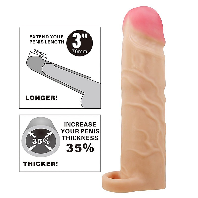 Pretty Love Gerd 7.7 Inch Male Penis Sleeve - Penis Sleeves and Extenders