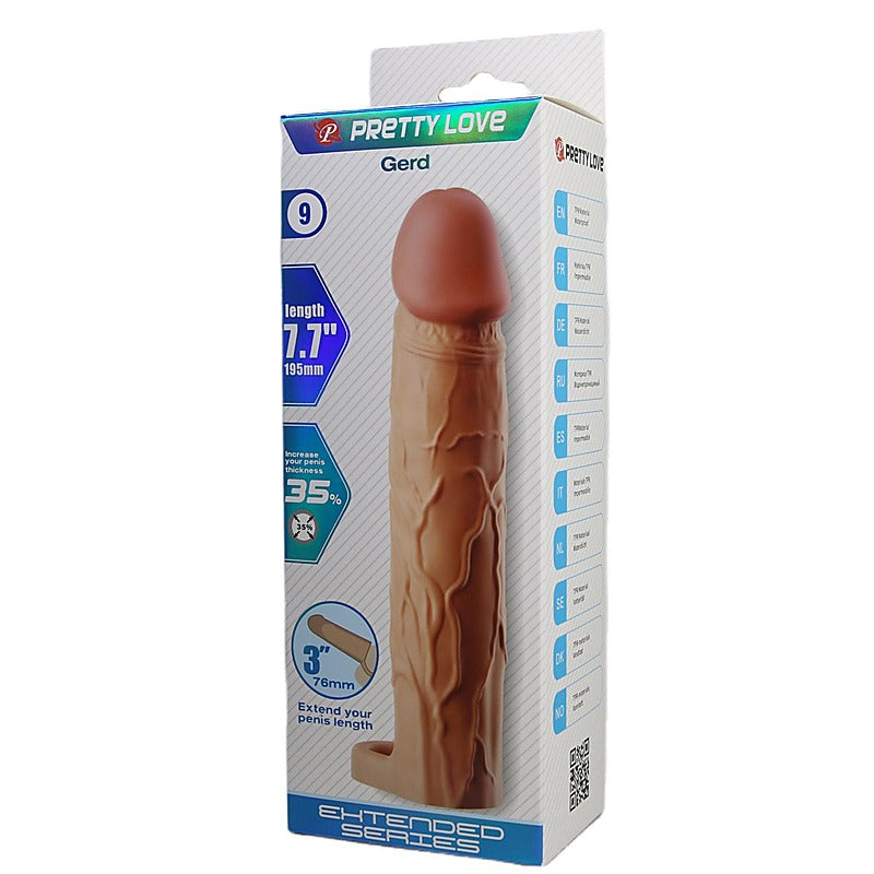 Pretty Love Gerd 7.7 Inch Male Penis Sleeve - Penis Sleeves and Extenders