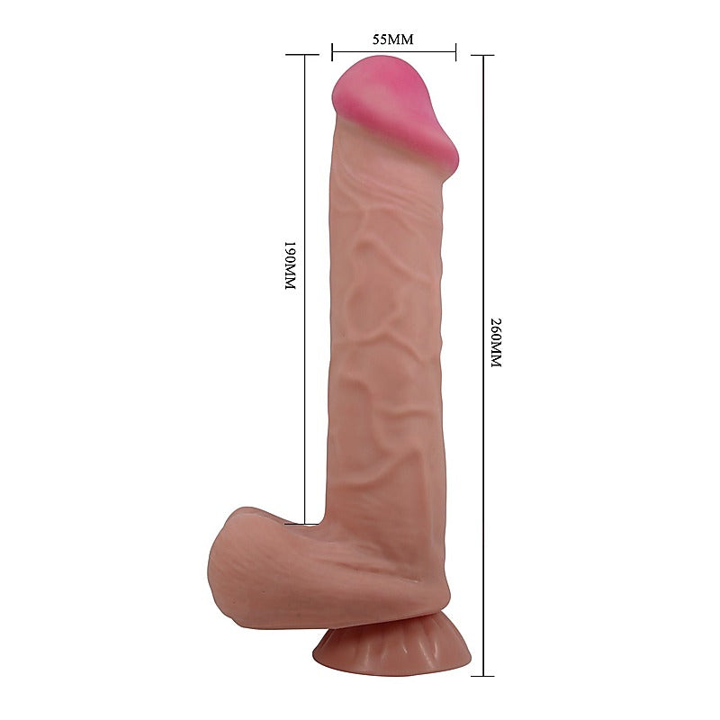 Pretty Love Bergrisi 10.2 Inch Realistic Looking Dildo Tan - Realistic Dildos