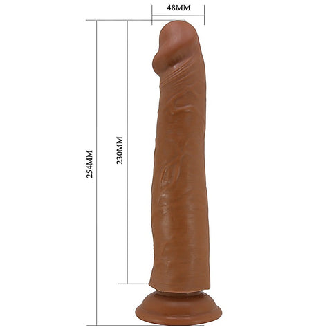 Pretty Love Sharife 10 Inch Super Realistic Dong Flesh - Realistic Dildos