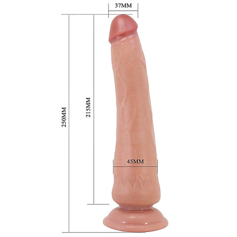 Pretty Love Tiemeyer 9.8 Inch Sliding Skin Realistic Dildo - Realistic Dildos