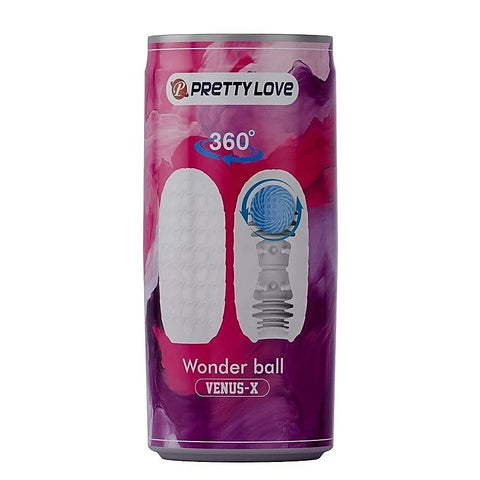 Pretty Love Venus-X Wonder Ball Male Masturbator Clear