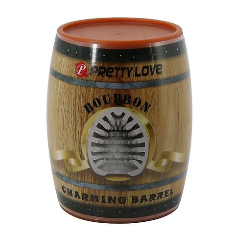 Pretty Love Bourbon Charming Barrel Masturbator White