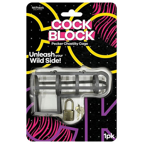 Cock Block Pecker Chastity Cage By Hott Products - Party Gifts and Novelties