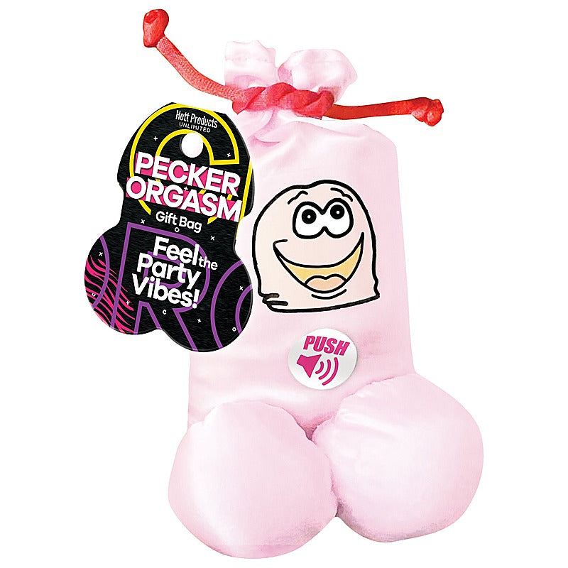 Pecker Orgasm Talking Audible Gift Bag By Hott Products - Party Gifts and Novelties