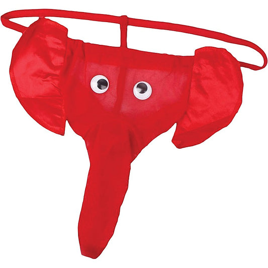 Hott Products Cotton with Stretch Waistband Elephant Thong