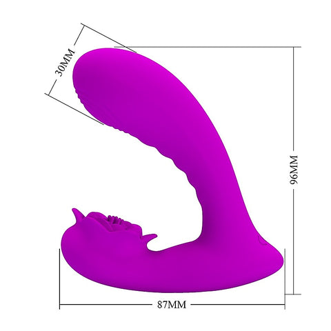 Pretty Love Nadal Rechargeable G-Spot Vibrator Purple - G-Spot Vibrators
