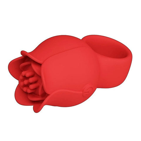 Pretty Love Jae Rose Adult Finger Vibrator Red - Clit Ticklers and Pulsators