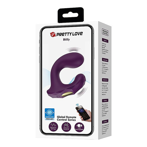 Pretty Love Billy App Control G-Spot Vibrator Byzantium - G-Spot Vibrators