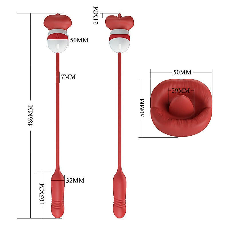 Ashlynn Rechargeable Clitoral Vibrator By Baile - Clit Ticklers and Pulsators