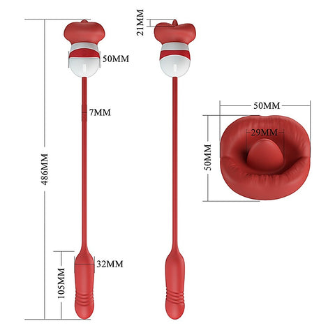 Ashlynn Rechargeable Clitoral Vibrator By Baile - Clit Ticklers and Pulsators