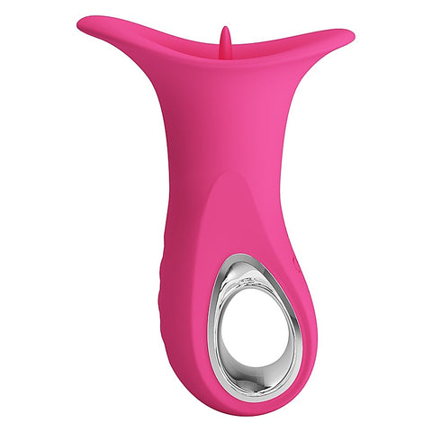 Pretty Love Clyde Oral Sex Clitoral Massager Pink - Clit Ticklers and Pulsators